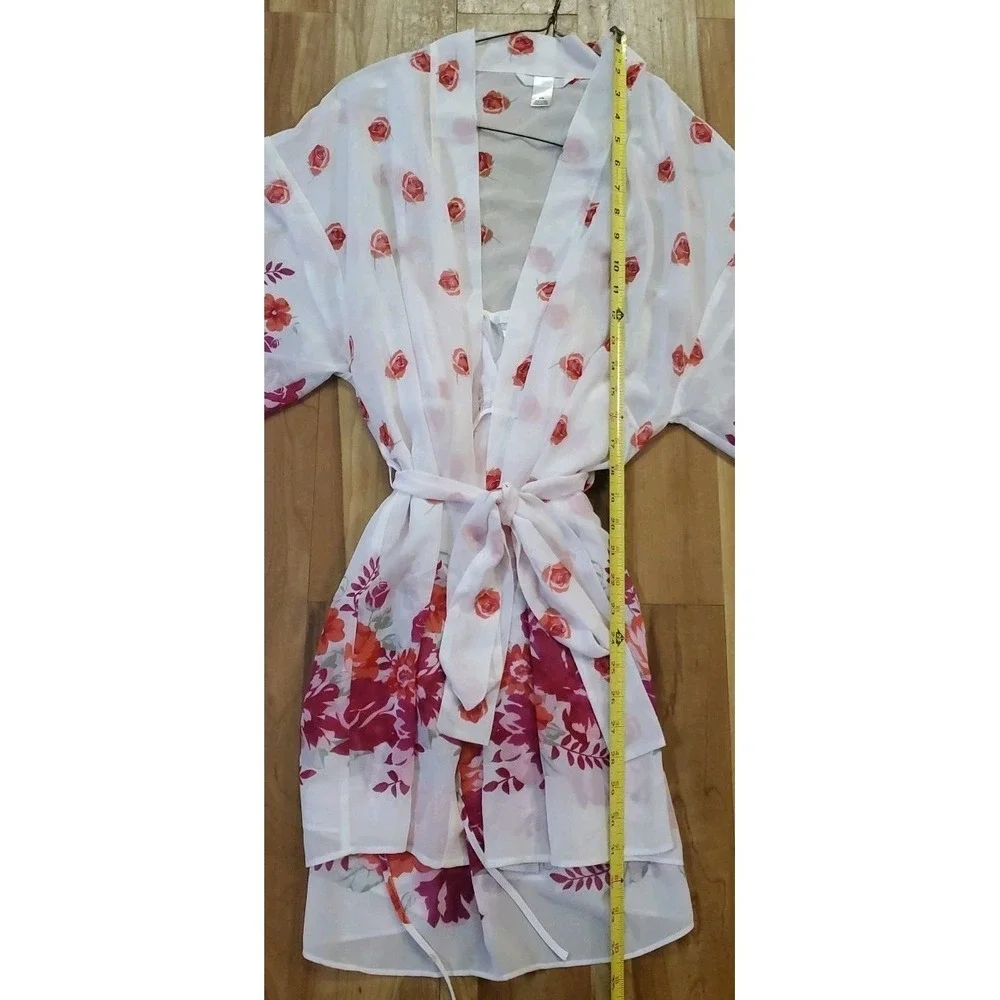 Flora‎ By Flora Nikrooz Chemise Lingerie Nightgown and Robe Size Medium Peignoir